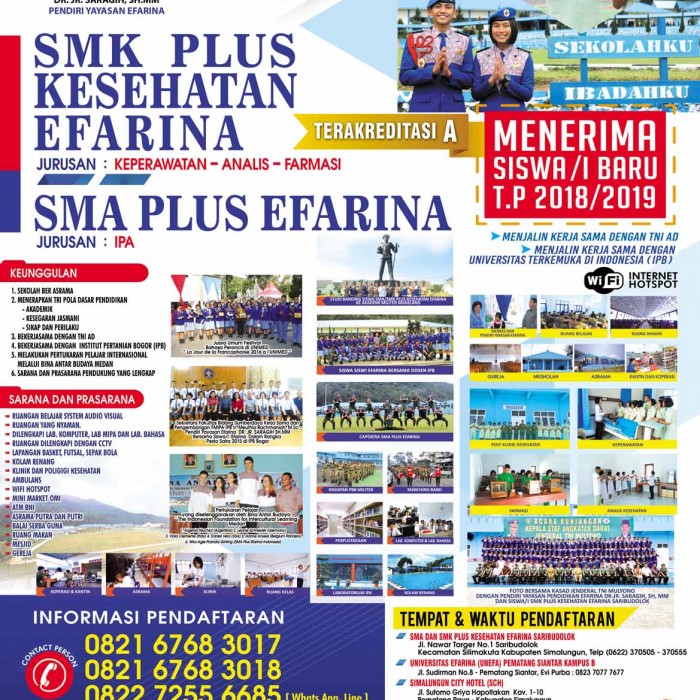 Poster Baru SMK-SMA Efarina 2018 (2)
